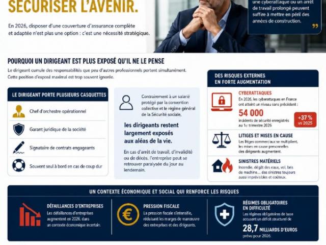 Les 10 assurances indispensables pour un dirigeant d'entreprise en 2026